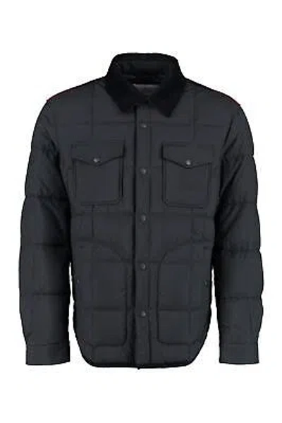 Pre-owned Woolrich Heritage Terrain Padded Jacket In Black