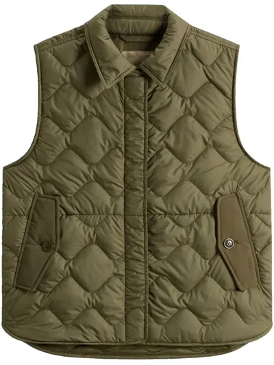Woolrich Heritage Vest In Green