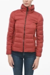 WOOLRICH HIDDEN HOOD TECH SHORT DOWN JACKET