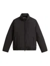 Woolrich High-neck Bomber Padded Jacket In Black