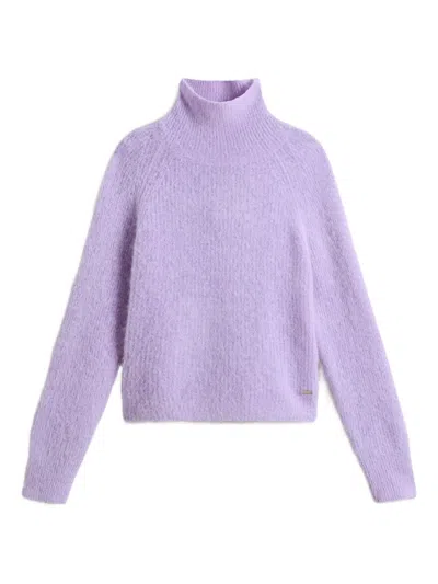Woolrich Pullover Mit Stehkragen In Purple