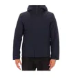 Woolrich Giubbino Soft Shell Pacific Blu In Blue