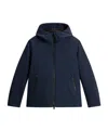 Woolrich Contemporary Blue Jacket With Silhouette In Blue