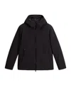 Woolrich Pacific Jacket In Black Softshell In Black