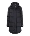 Woolrich Hooded Down Jacket In Black