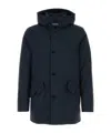 Woolrich Arctic Stretch Down Parka In Blue