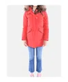 Woolrich Hooded Down Parka In Red