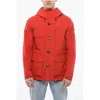 Woolrich Hooded Gtx Windbreaker With Utility Pockets