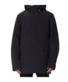 Woolrich Hooded Jacket In Black