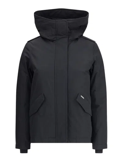 Woolrich Military Jacket In Black