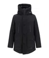 Woolrich Padded Parka With Pockets In Black