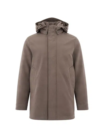 WOOLRICH HOODED PADDED COAT