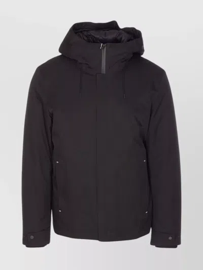 WOOLRICH HOODED PADDED JACKET FEATURING ZIP POCKETS