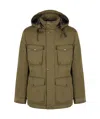 Woolrich Men's Field Hooded Parka In Green