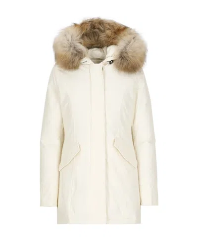 WOOLRICH WOOLRICH HOODED PADDED PARKA COAT