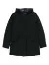 Woolrich Hooded Parka In Black