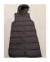 Woolrich Sleeveles Solid Color Ellis Quilted Jacket In Black