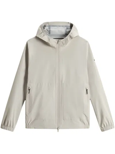 Woolrich Kapuzenjacke Mit Reissverschluss In Nude