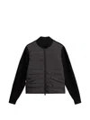 Woolrich Hybrid Quilted Bomber Jacket In Multi