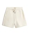 Woolrich Interlock Drawstring-elasticated Shorts In White