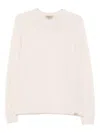 Woolrich Raglan-sleeves Crew-neck Sweater In Neutral