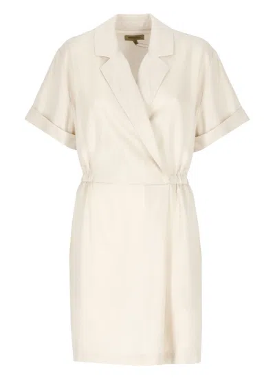 Woolrich Ivory Dress In Multi