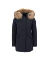 Woolrich Parka Arctic Con Pelliccia Removibile Nero In Blue