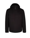 Woolrich Zippered Long-sleeved Casual Jacket In Black