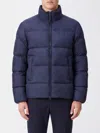 Woolrich Cloud Eagle Quilted Down Jacket In Blue