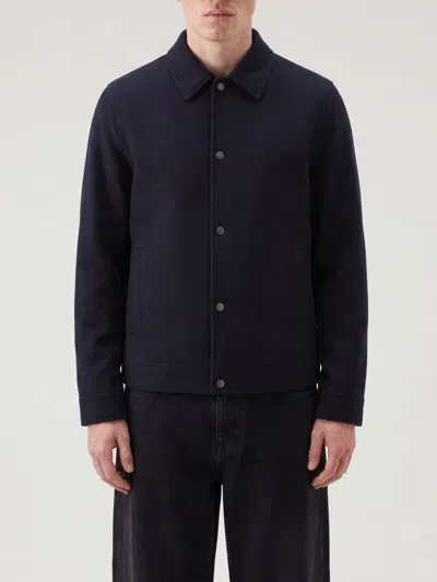 Woolrich Jacket Men Color Navy In Blue
