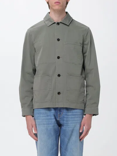 Woolrich Cotton Twill Jacket In Green