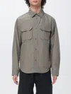 Woolrich Pocket Button Jacket In Gray