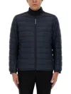 Woolrich Quilted Two-tone Puffer Jacket With Elasticated Cuffs