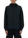 Woolrich Jacket With Zip In Blue