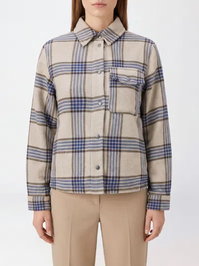 Woolrich Jacket Woman Color Blue In Multi