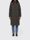 Woolrich Aurora Long Puffer Parka In Green