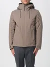 Woolrich Hooded Quilted Jacket In Brown