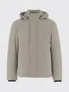 Woolrich Men Beige Solid Jacket, M Luxury Jackets For Men Darveys In Brown