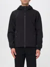 Woolrich Pacific Jacket In Black Softshell