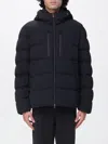 Woolrich Hooded Zip Jacket In Black