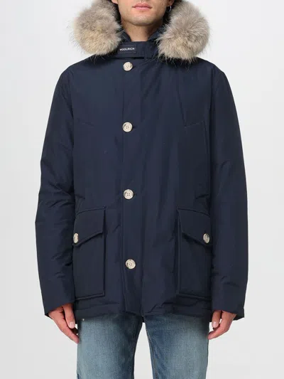 Woolrich Coat  Men Color Blue