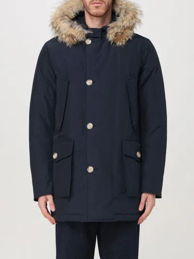 Woolrich Jacket  Men Color Blue In Blau