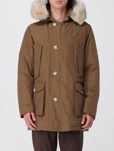 WOOLRICH COAT WOOLRICH MEN COLOR COFFEE,436111132