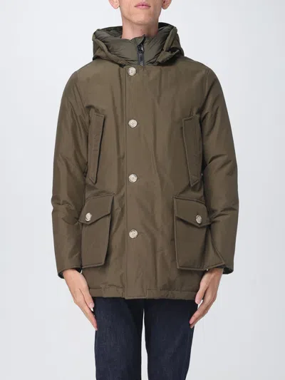 WOOLRICH COAT WOOLRICH MEN COLOR GREEN,436112012