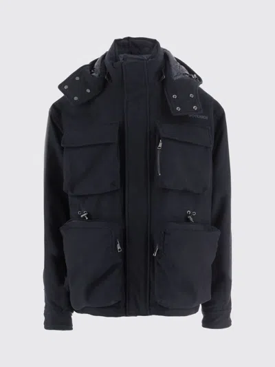 Woolrich Jacket  Men Color Navy In Animal Print