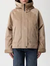 Woolrich Jacket  Woman Color Beige In Brown