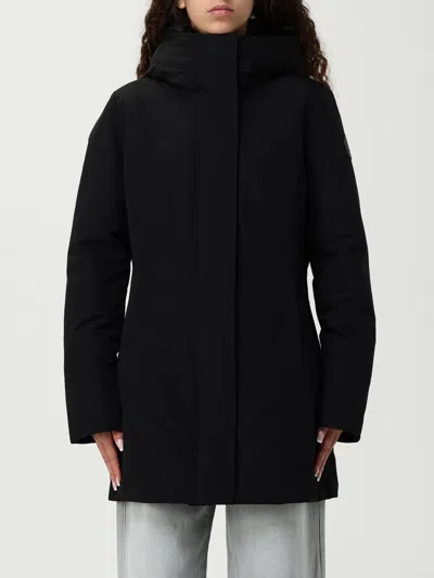 WOOLRICH COAT WOOLRICH WOMAN COLOR BLACK,436132002