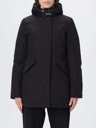 WOOLRICH COAT WOOLRICH WOMAN COLOR BLACK,436141002