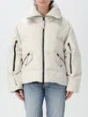 Woolrich Down Jacket In Windstopper Gore-tex In Cream