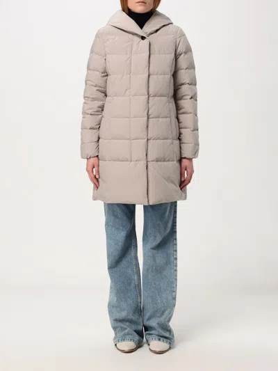 Woolrich Jacket  Woman Color Dove Grey In Taubengrau